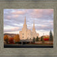 Brigham City Temple Seasons Change