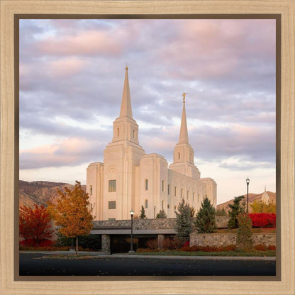 Brigham City Temple Seasons Change