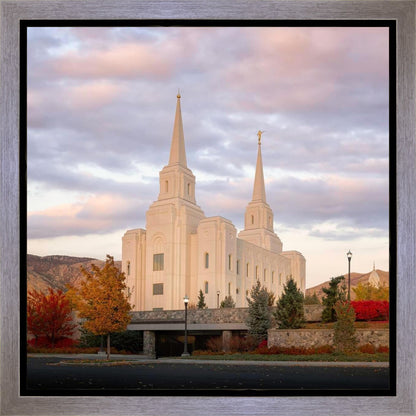 Brigham City Temple Seasons Change