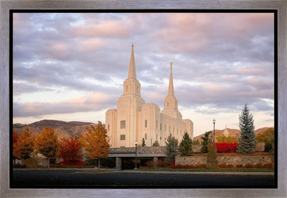 Brigham City Temple Seasons Change