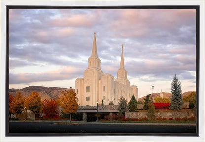 Brigham City Temple Seasons Change