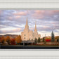 Brigham City Temple Seasons Change