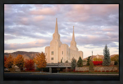 Brigham City Temple Seasons Change