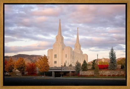 Brigham City Temple Seasons Change