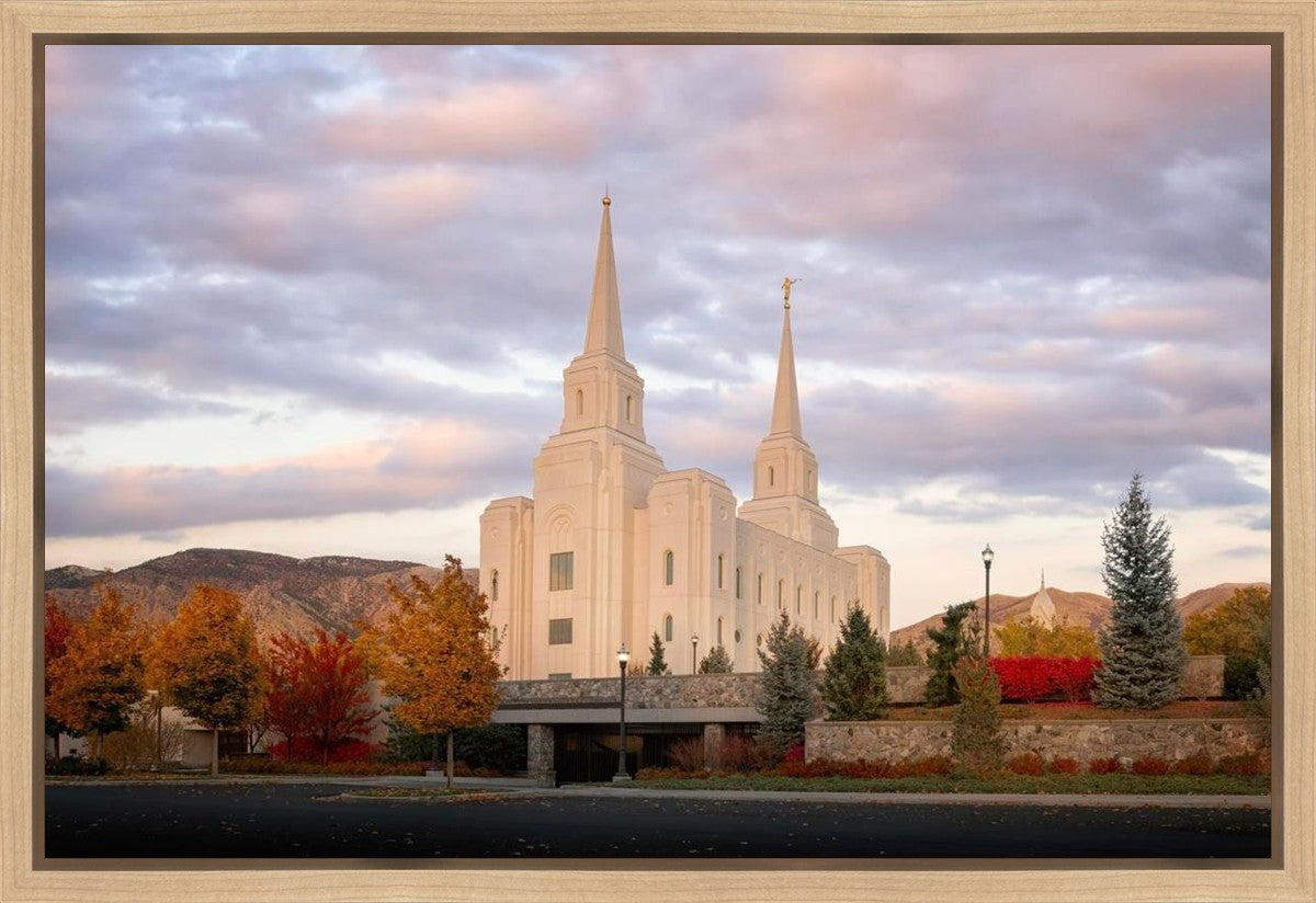 Brigham City Temple Seasons Change
