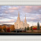 Brigham City Temple Seasons Change