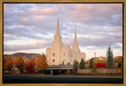 Brigham City Temple Seasons Change
