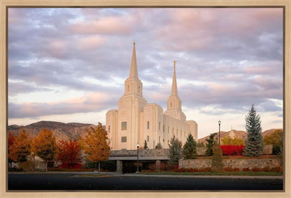 Brigham City Temple Seasons Change