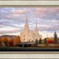 Brigham City Temple Seasons Change