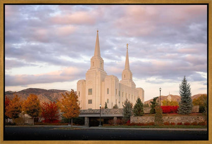 Brigham City Temple Seasons Change