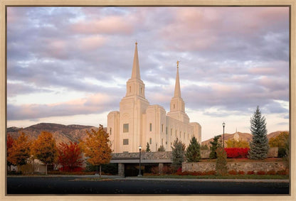 Brigham City Temple Seasons Change