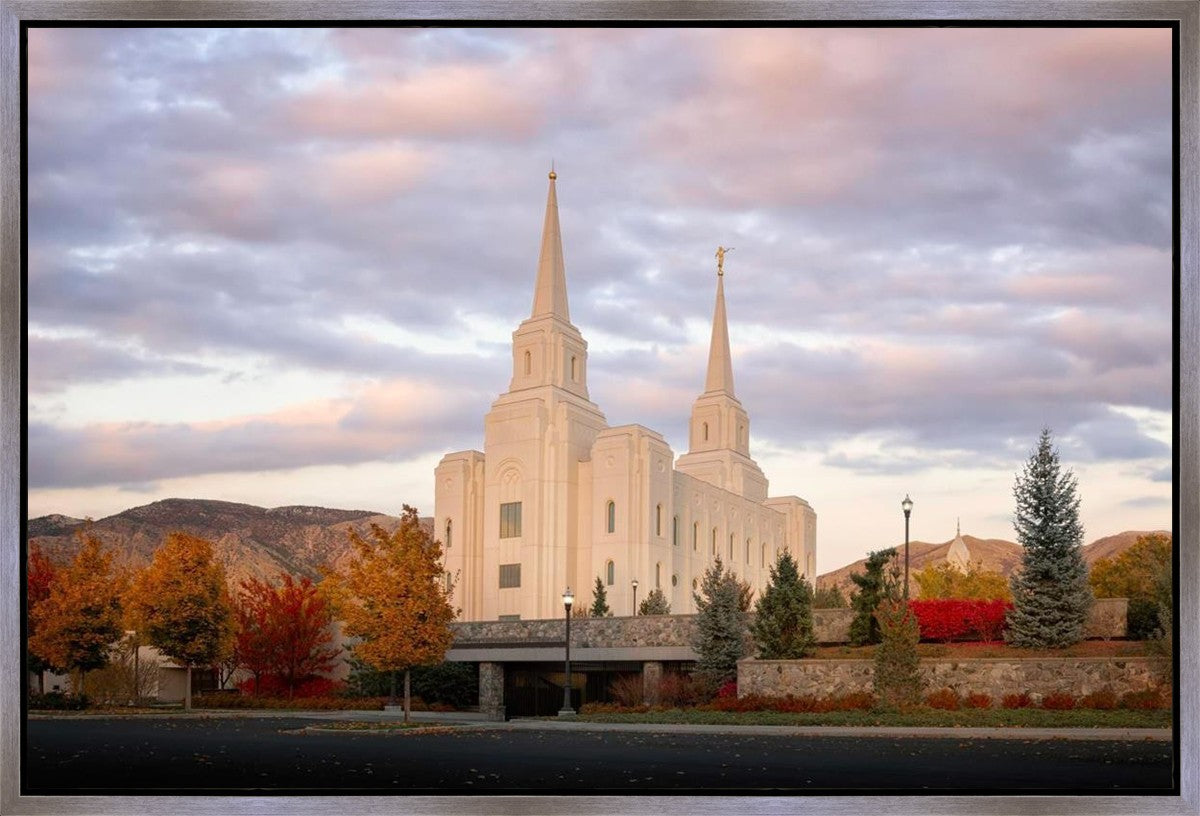 Brigham City Temple Seasons Change