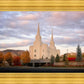 Brigham City Temple Seasons Change