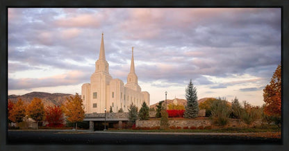 Brigham City Temple Seasons Change