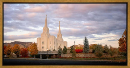 Brigham City Temple Seasons Change