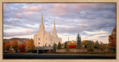 Brigham City Temple Seasons Change