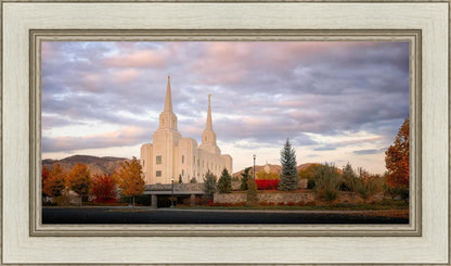 Brigham City Temple Seasons Change