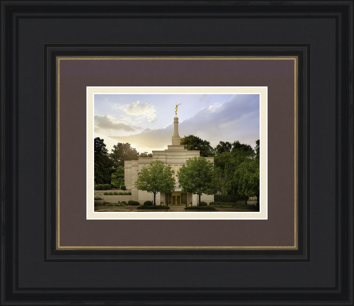 Winter Quarters Temple Rainy Evening