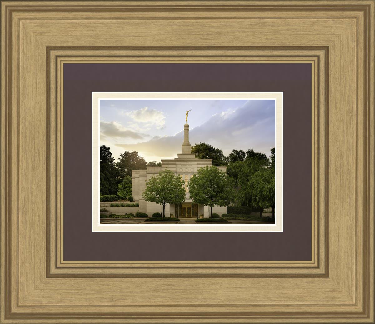 Winter Quarters Temple Rainy Evening