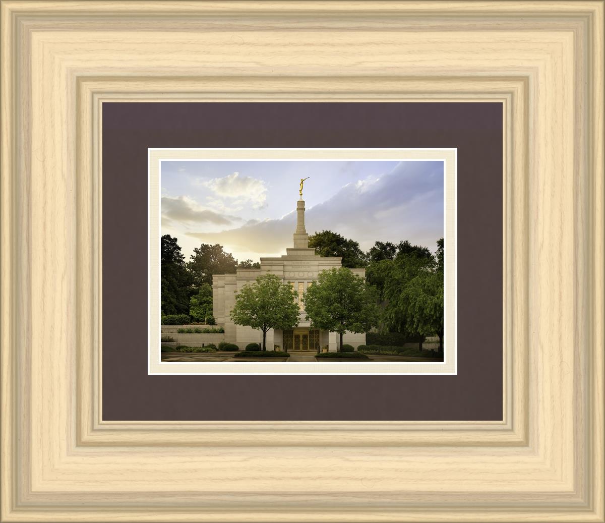 Winter Quarters Temple Rainy Evening