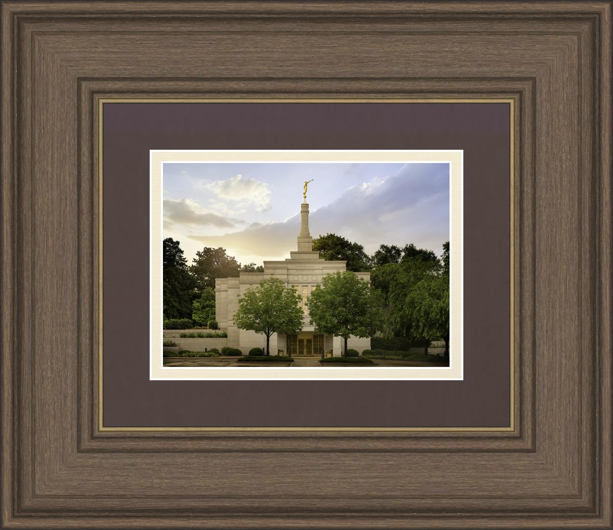Winter Quarters Temple Rainy Evening