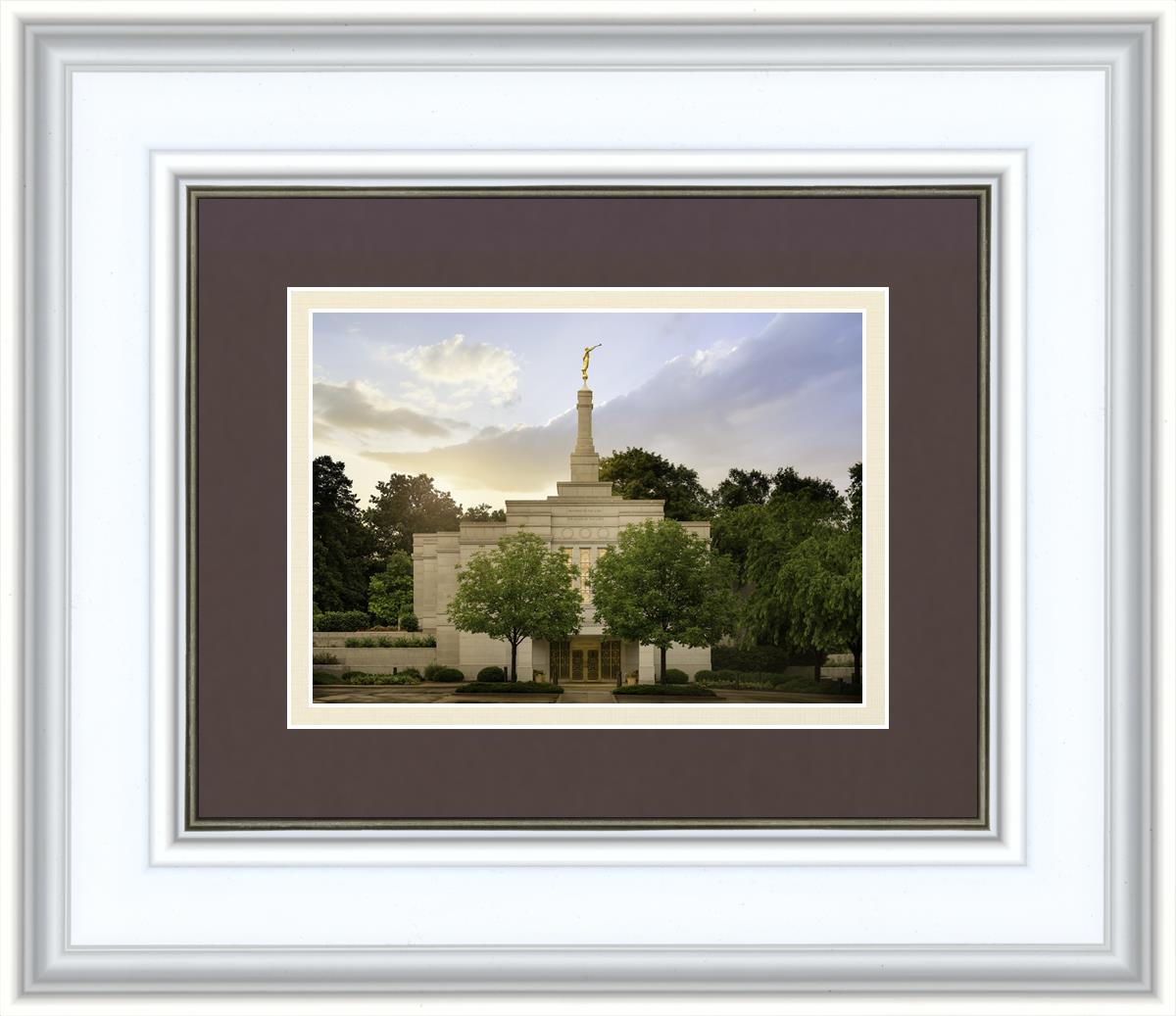 Winter Quarters Temple Rainy Evening