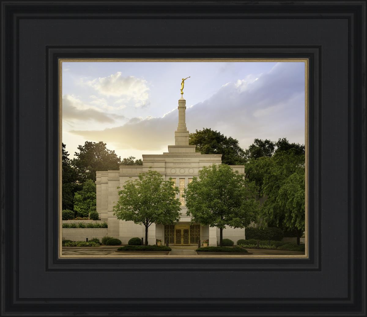 Winter Quarters Temple Rainy Evening
