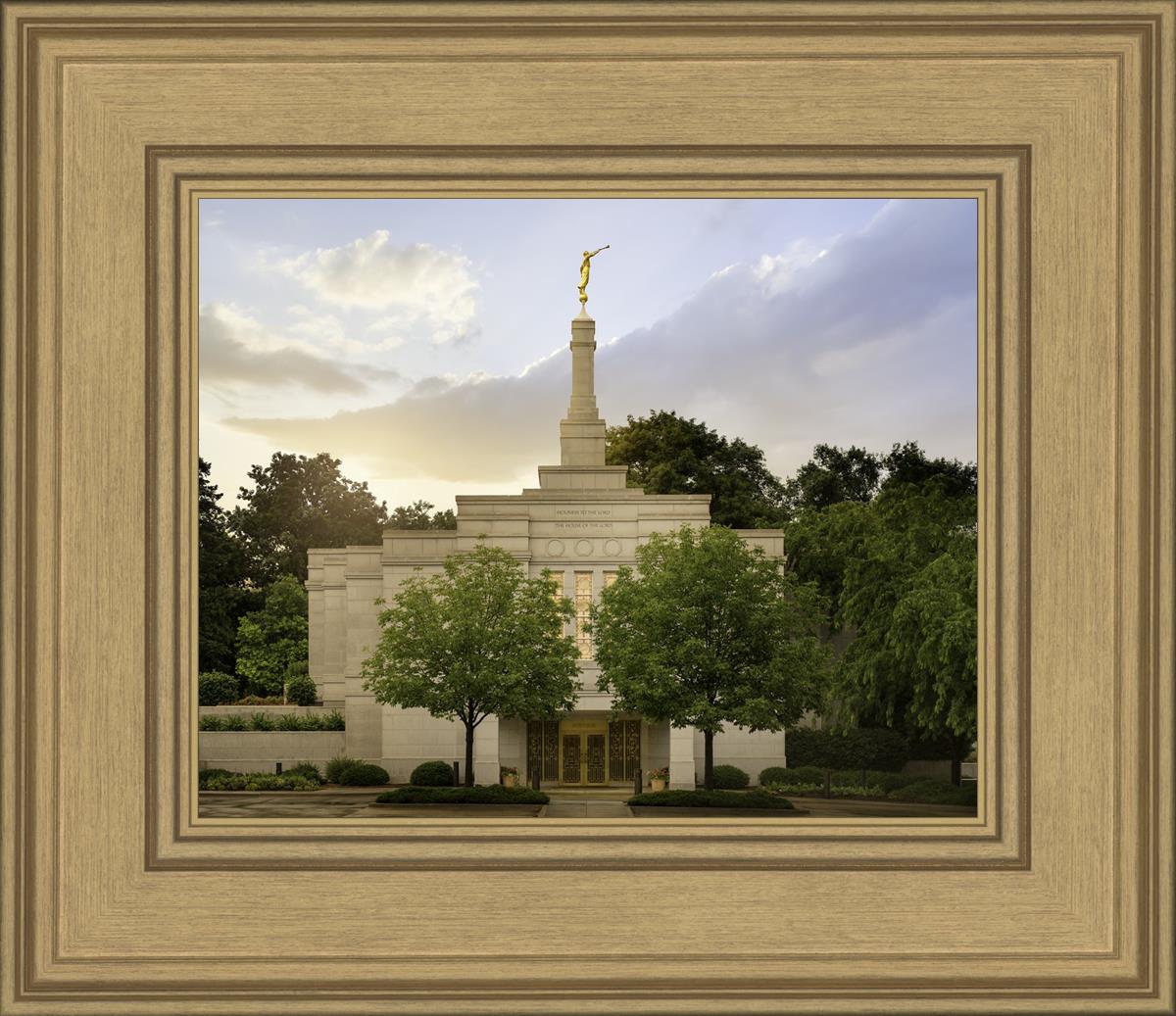Winter Quarters Temple Rainy Evening