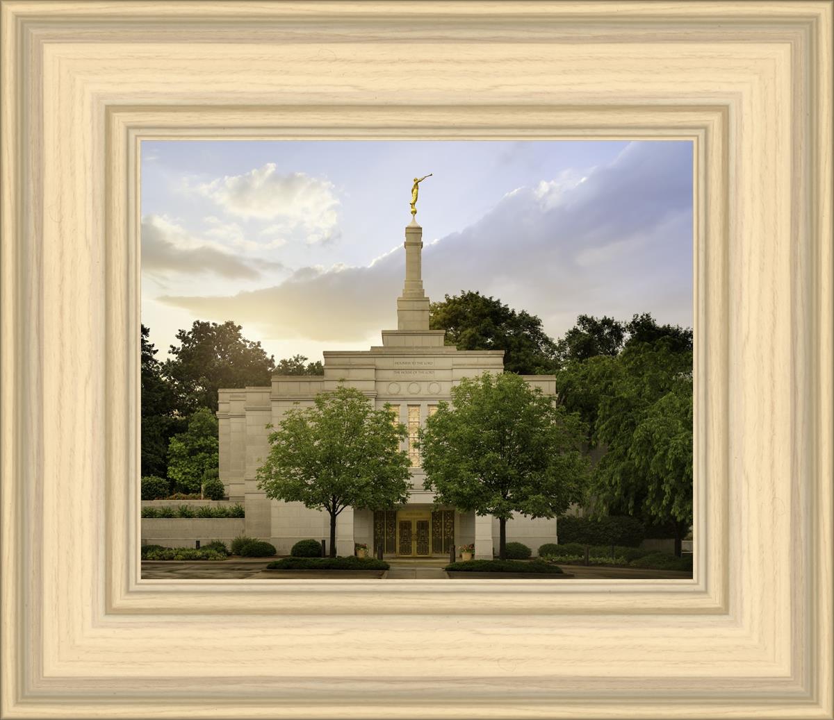 Winter Quarters Temple Rainy Evening