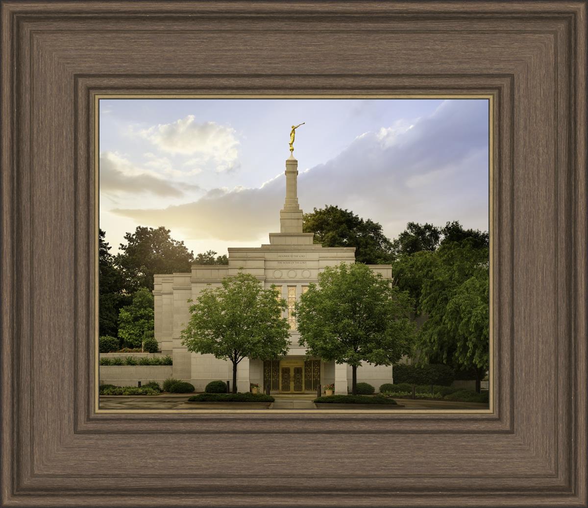 Winter Quarters Temple Rainy Evening