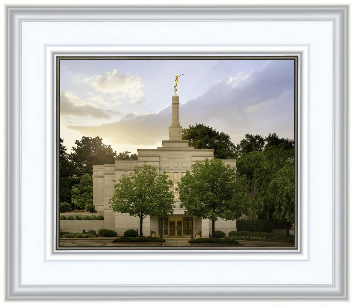 Winter Quarters Temple Rainy Evening