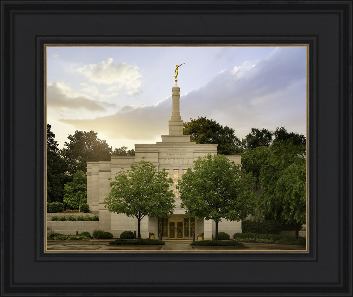 Winter Quarters Temple Rainy Evening