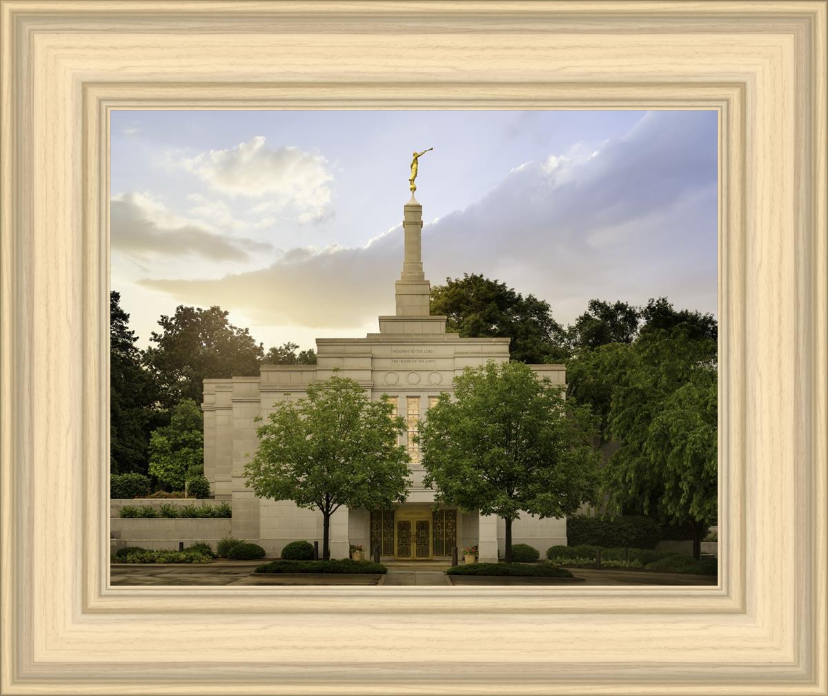 Winter Quarters Temple Rainy Evening