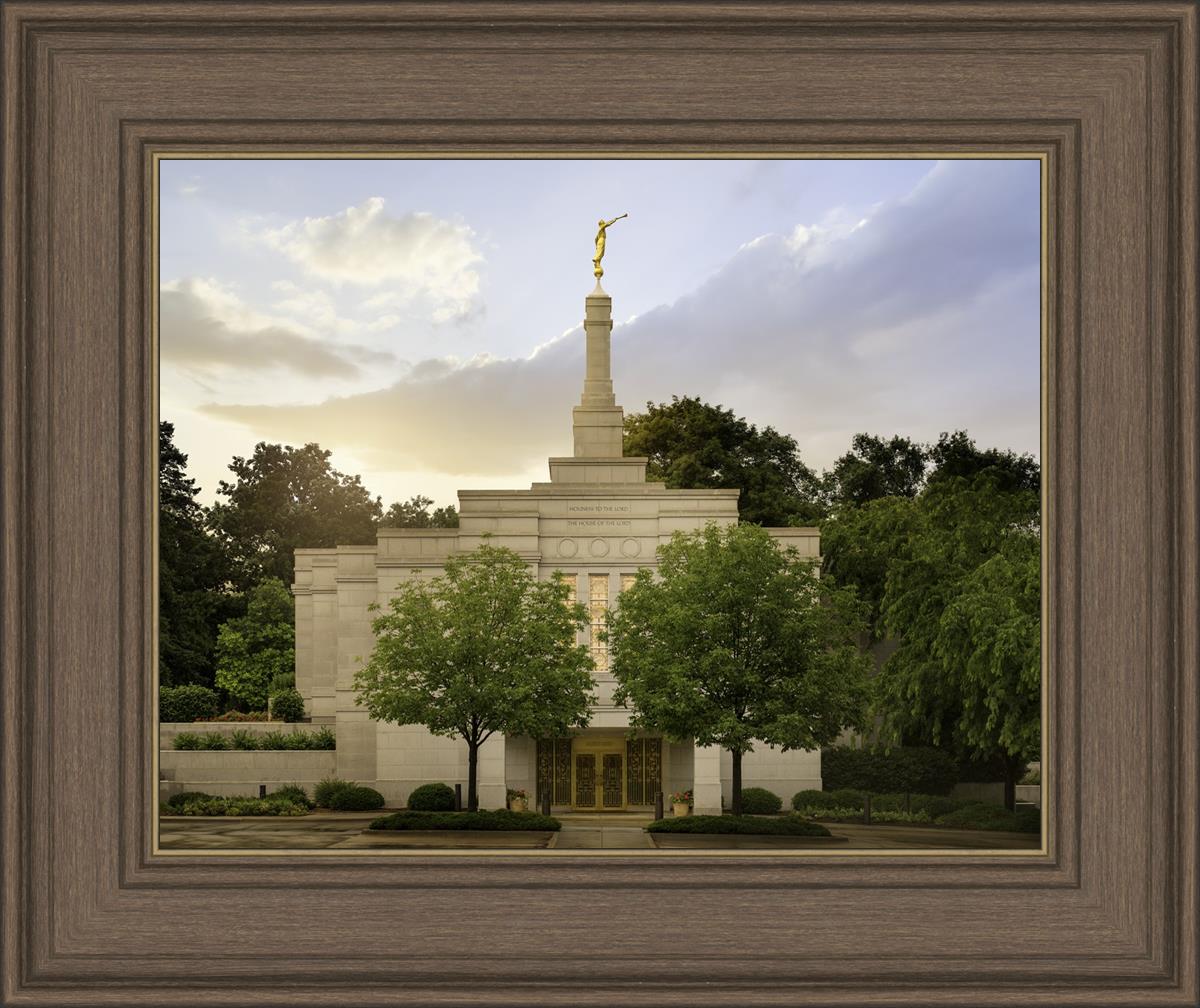 Winter Quarters Temple Rainy Evening