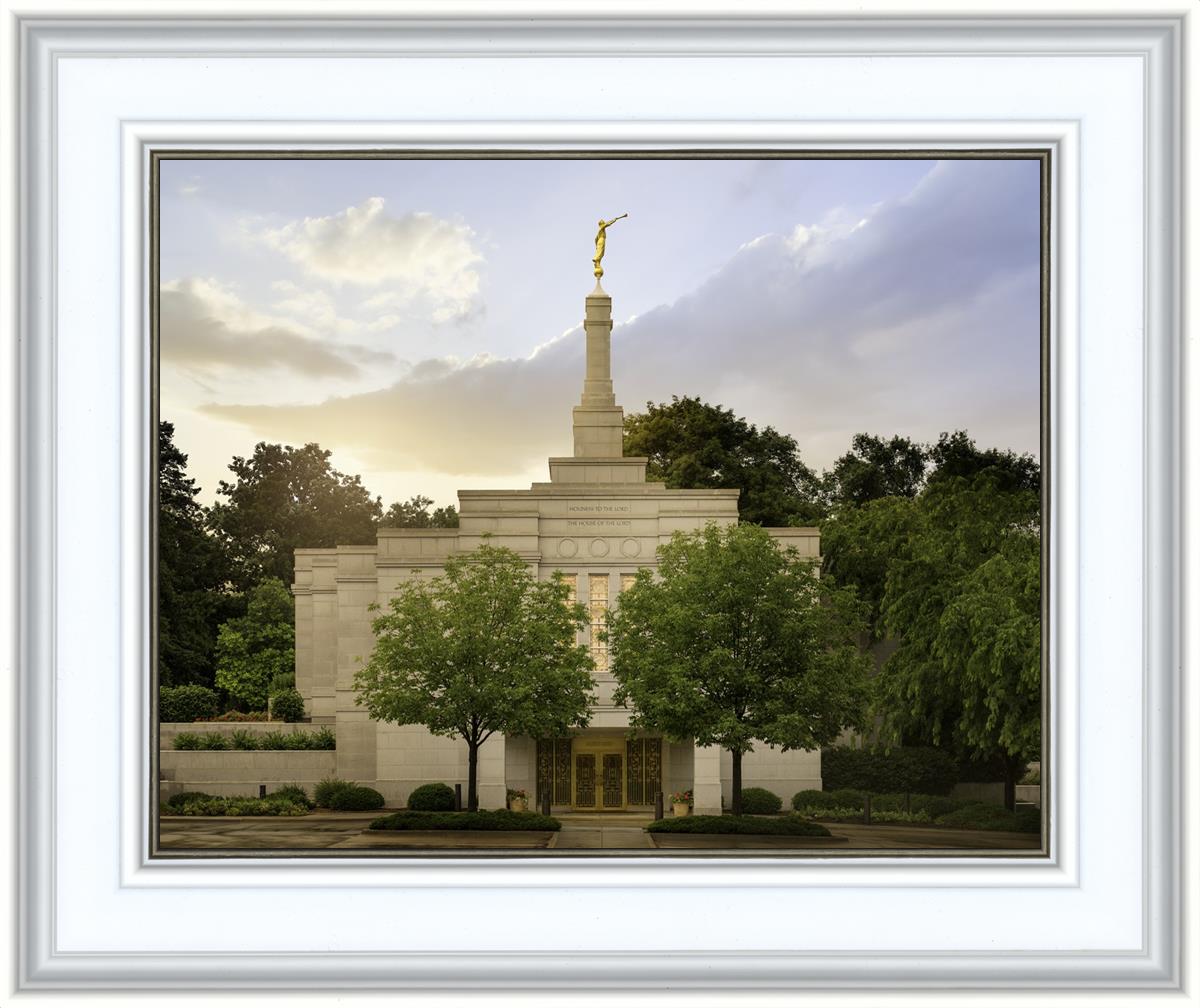 Winter Quarters Temple Rainy Evening