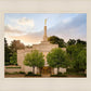 Winter Quarters Temple Rainy Evening