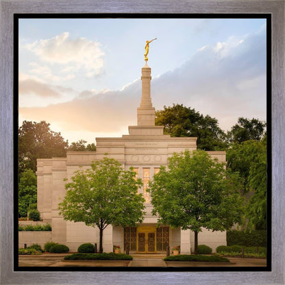 Winter Quarters Temple Rainy Evening