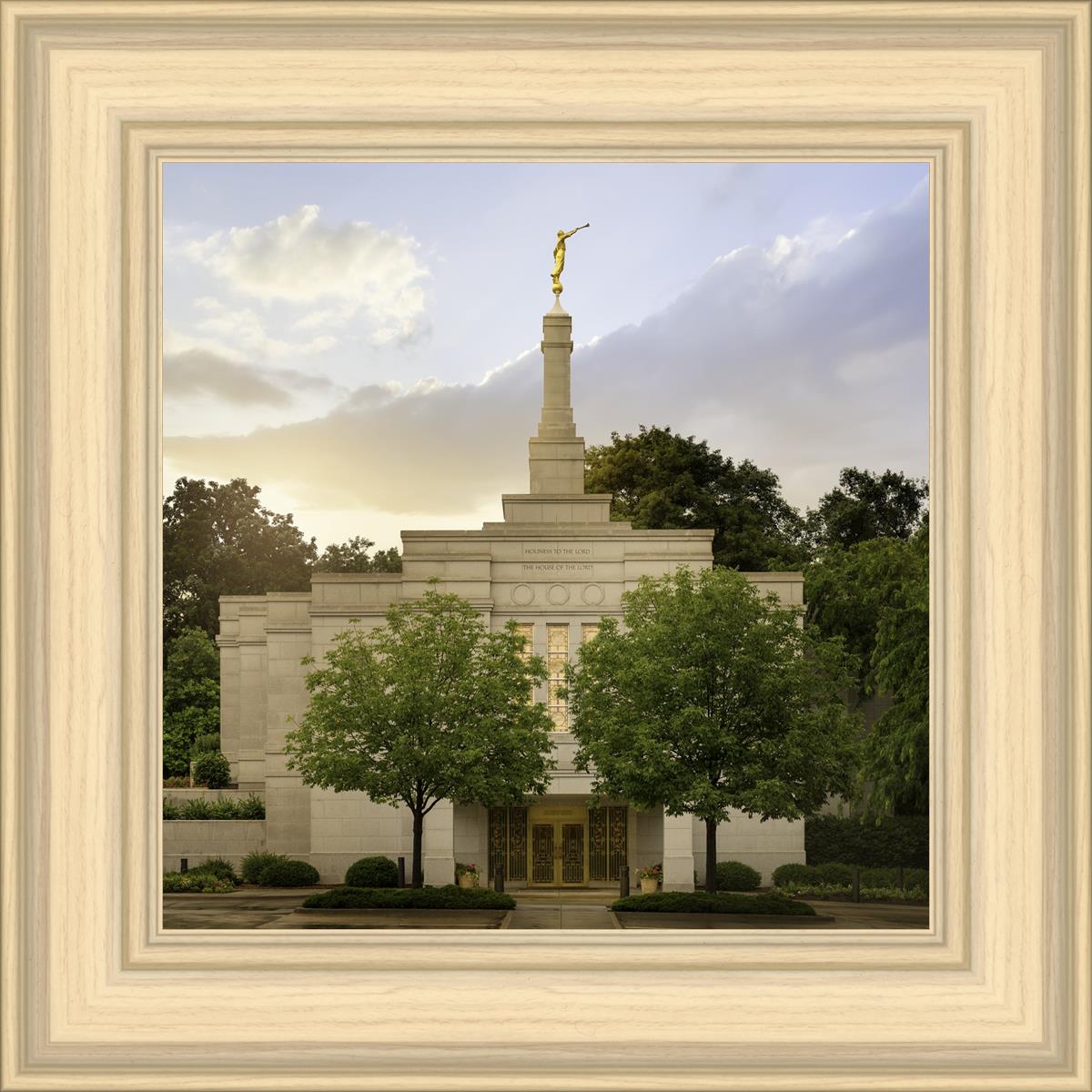 Winter Quarters Temple Rainy Evening