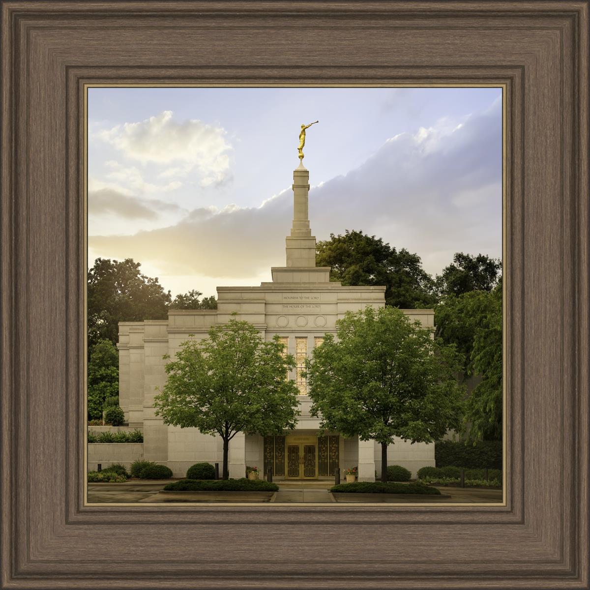 Winter Quarters Temple Rainy Evening