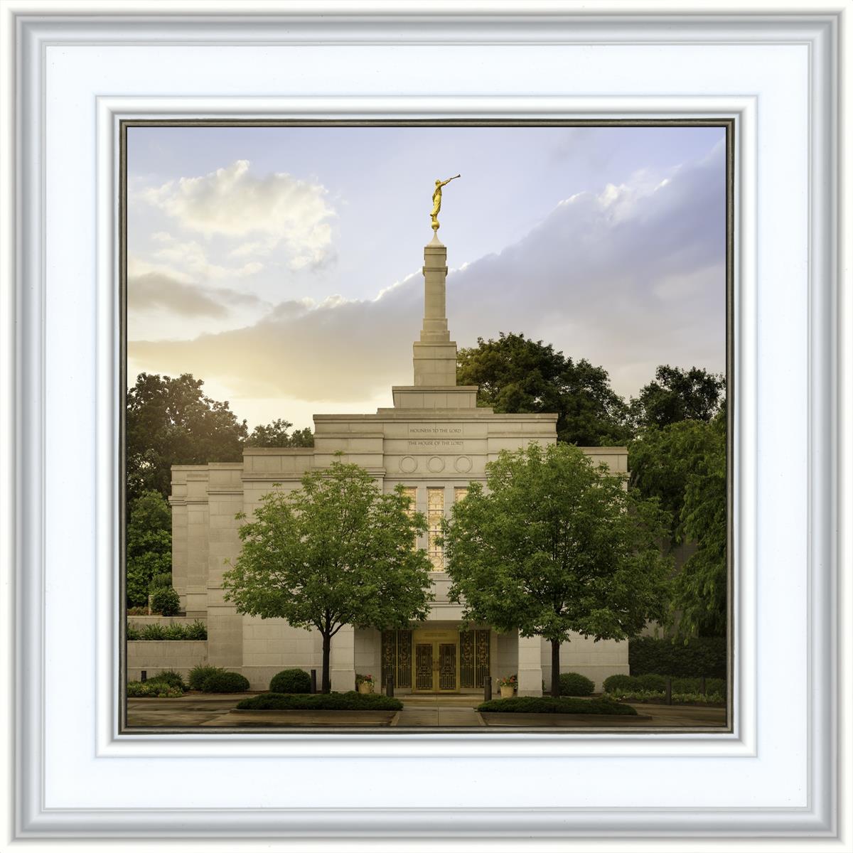 Winter Quarters Temple Rainy Evening
