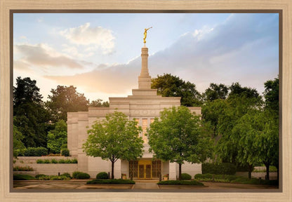 Winter Quarters Temple Rainy Evening
