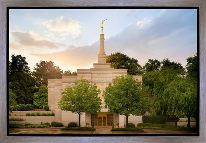 Winter Quarters Temple Rainy Evening