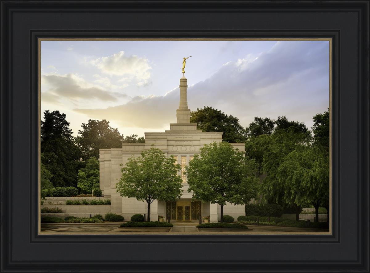 Winter Quarters Temple Rainy Evening