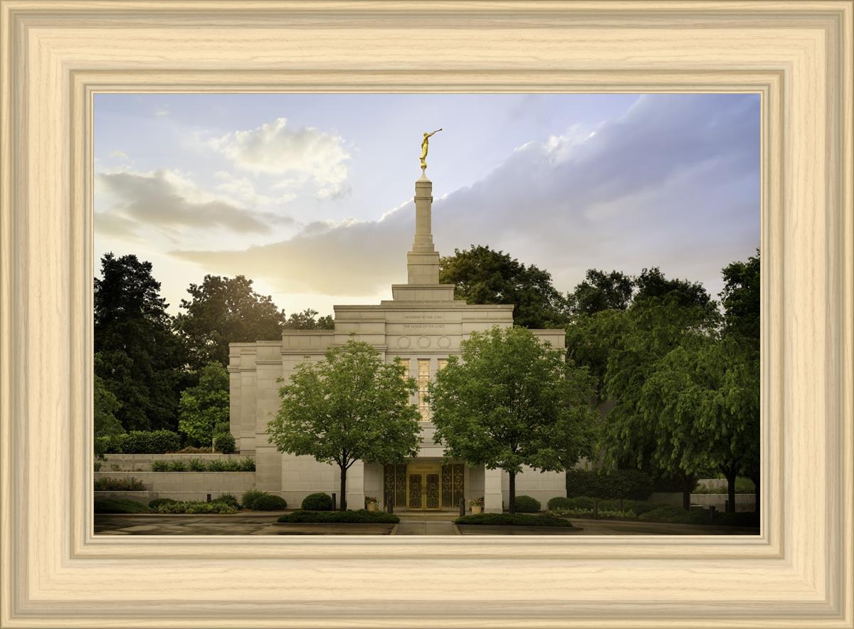 Winter Quarters Temple Rainy Evening
