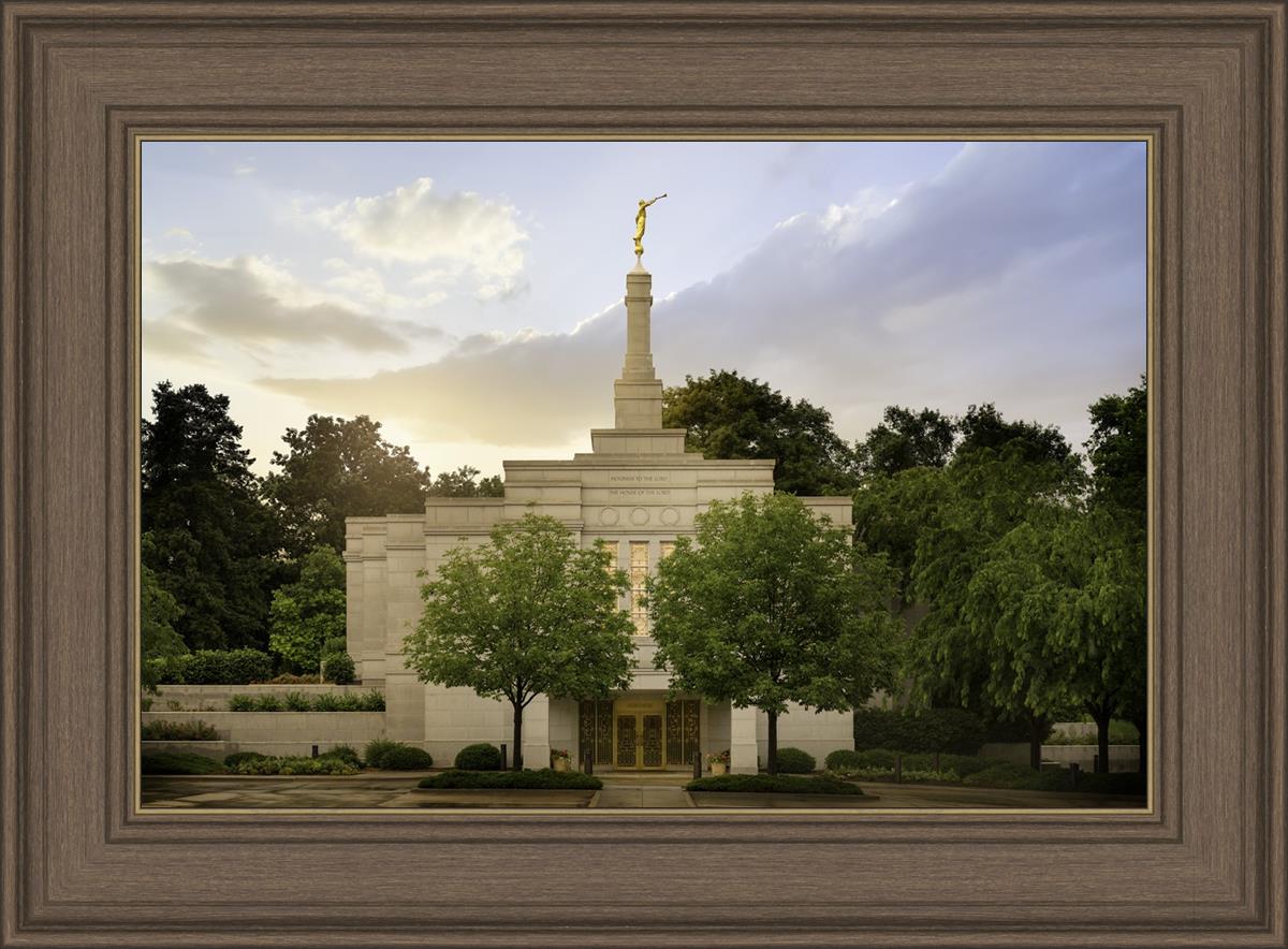 Winter Quarters Temple Rainy Evening
