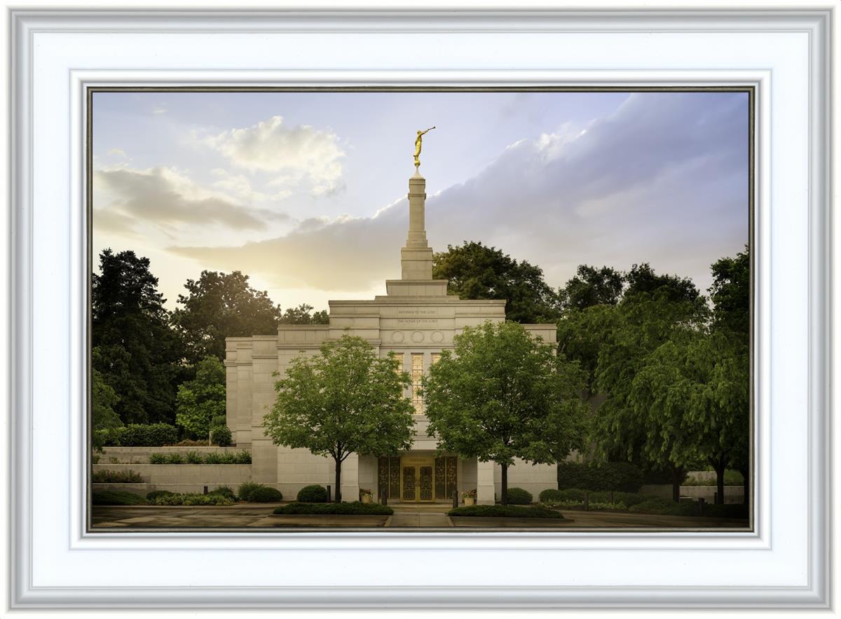 Winter Quarters Temple Rainy Evening