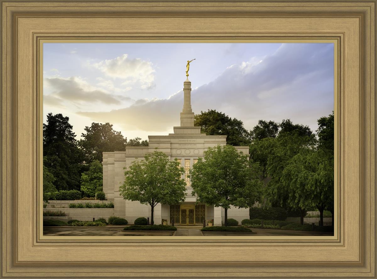 Winter Quarters Temple Rainy Evening