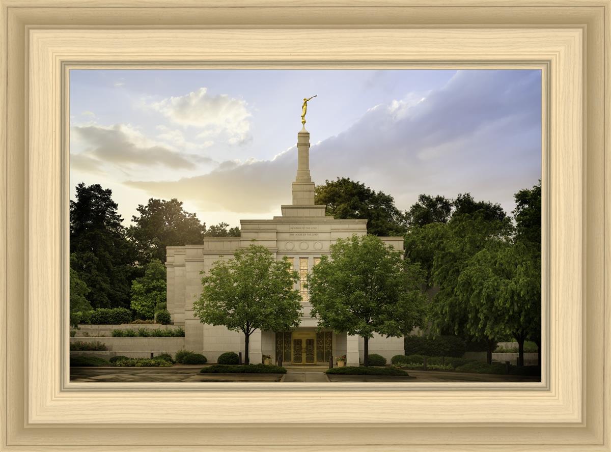 Winter Quarters Temple Rainy Evening