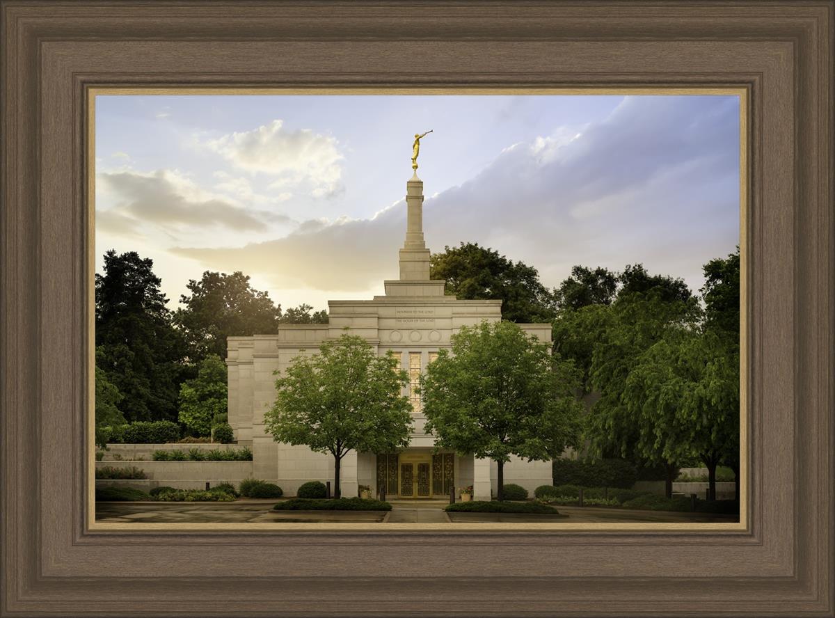 Winter Quarters Temple Rainy Evening