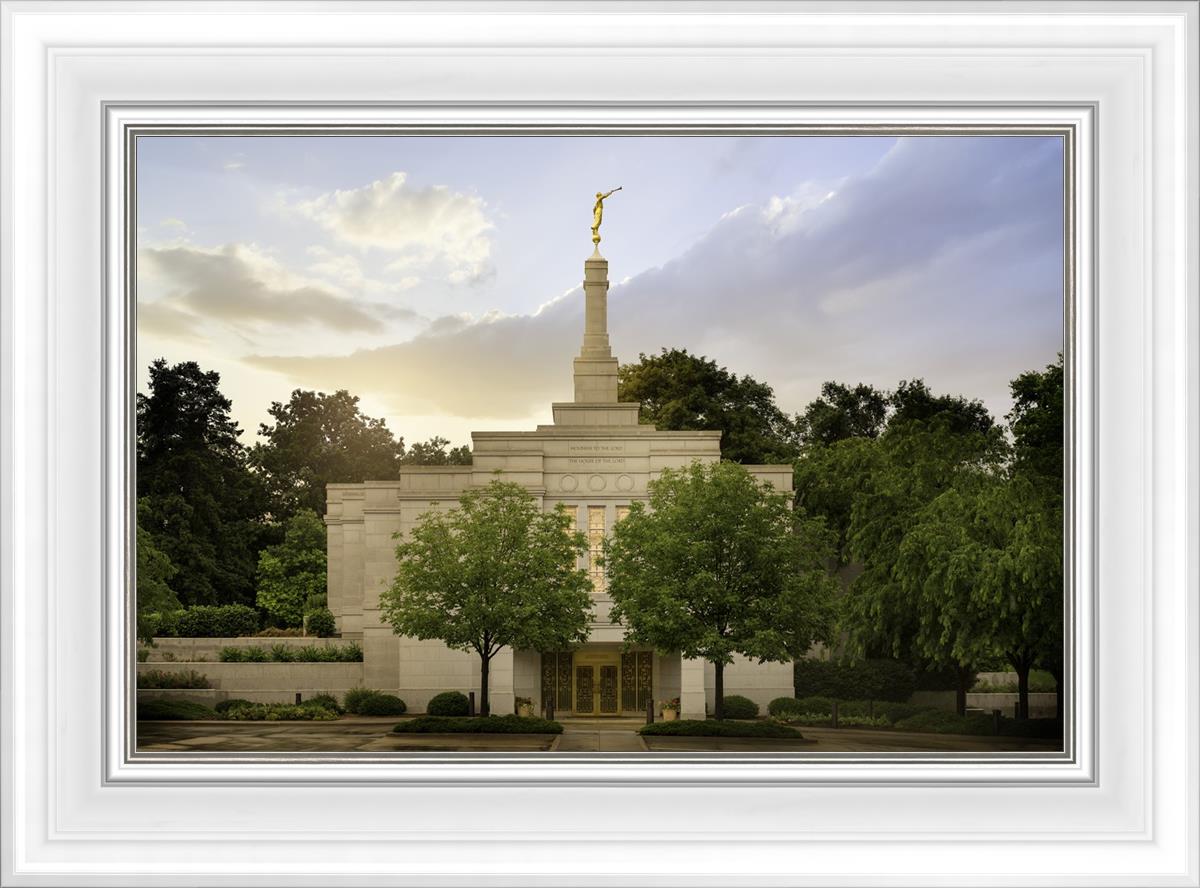 Winter Quarters Temple Rainy Evening